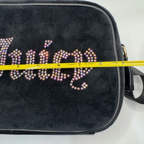 Juicy Couture Black Velvet Crossbody Bag 💕 - Picture 8 of 8